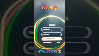 HTML vs CSS 😎😎#learning coder#programming language #short video #html#Css#html coding#viral videos
