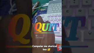 #computer #computer 10 shortcut key#❣️🌹❣️