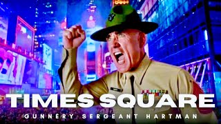 Gunnery Sergeant Hartman Visits Times Square on New Year’s Eve (Full Metal Jacket) 🎆🎖️💥 