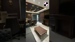 Luxury Office Interiors #officedesign #officeinteriors #luxurydesign #ansaarchitects