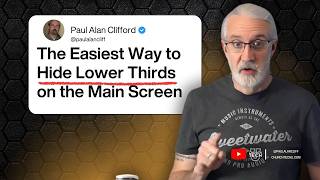 ProPresenter Tutorial: How to have a lower third that doesn't show in-person