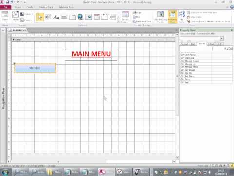 Demonstration of Macros in Access 2010