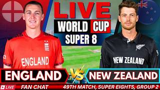 🔴T20 WC Live: ENgland vs New Zealand world Cup live match Today | ENG vs NZ Live Match Watcalong