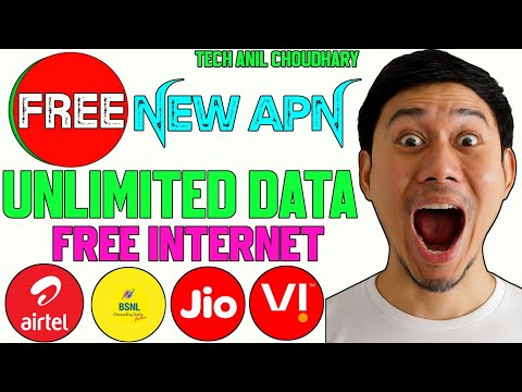 New Trick jio, airtel, vi, 5G free internet Apn 2025 | apn free internet 2025| Tech anil