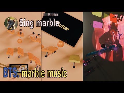 BTS marble music. Butter and Fakelove!