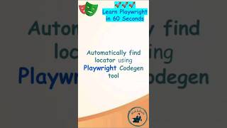 Playwright with TypeScript |  Automatically find locator using Playwright Inspector Codegen tool