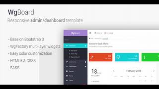 WgBoard - Responsive Admin/Dashboard Template | Themeforest Website Templates and Themes