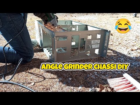 Using an Angle Grinder to Modify a Chassis | DIY builds