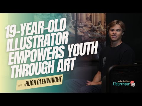 19-Year-Old Illustrator  Empowers Youth Through Art: Meet Hugh Glenwright