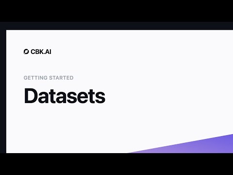 Datasets
