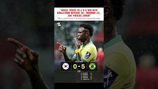Brazil's 5-0 Dominance #Brazil #Seleção #Estêvão #Rodrygo #ViníciusJr #Football #wcqualifiers #Vini