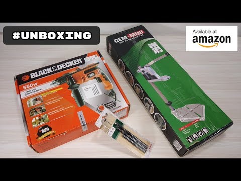 Unboxing - Drill Machine , Drill Stand , Bosch Drill Bit Set | Best Hammer Drill Machine