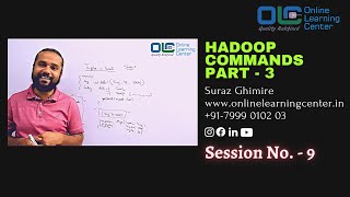 Big Data Tutorial: Hadoop Commands Part - 3 | Apache Hadoop Tutorial | OnlineLearningCenter