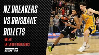 NBL Mini: New Zealand Breakers vs. Brisbane Bullets | Extended Highlights