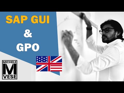 Configure SAP GUI using GPO