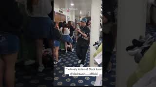 Video from(ep.in.rva on IG) Meet and greet session🩵🩵 #blackswan #kapturecon #washingtondc #kpop