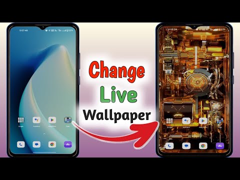 Live wallpaper kaise change kre.Best animation Theme on Android Redme,Realm,Vivo all android device
