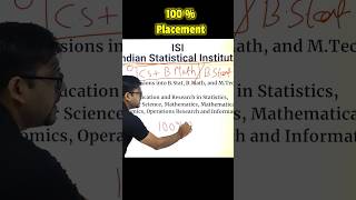 100% Placement College😱😱#isi #isi2024 #indianstatisticalinstitute #statistics #placement #job