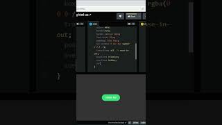 Button Hover Effect Using CSS #shorts  #shortvideo  #shortsyoutube  #code  #webdesign