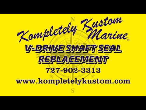KKM Tech - V-Drive Shaft Seal Replacement
