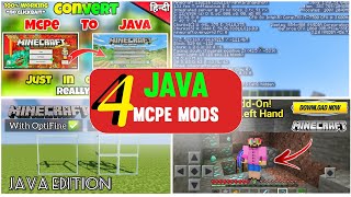 (OP) JAVA EDITION MODS FOR MINECRAFT PE/BE 1.18+ || How To Convert MCPE to JAVA 1.18 || 2022 ||