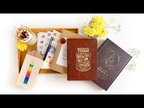 Unboxing Poplin's Self-Love journals