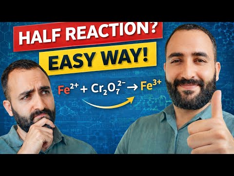 Balance Any Redox Reaction in ONE Try | Half Reaction Method