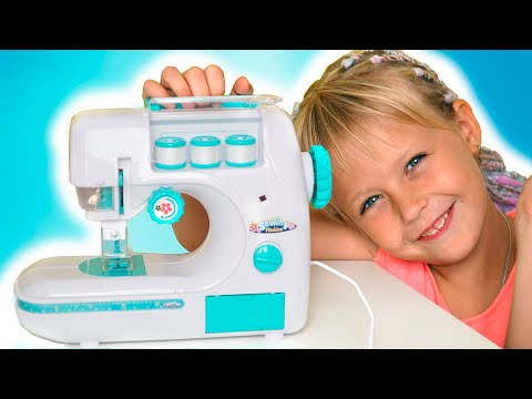Learn Colors with a Sewing Machine  Fun Kids Song & Playtime