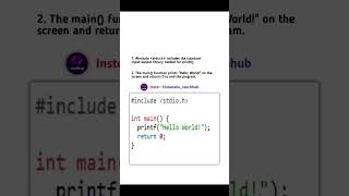 Starting my C programming journey with the classic‘HelloWorld!#CProgramming #LearnToCode #HelloWorld