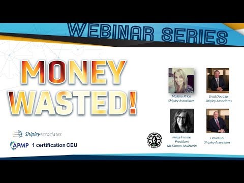 Wasted!  Ways We Waste Money and Resources on our Proposals and How to Avoid It