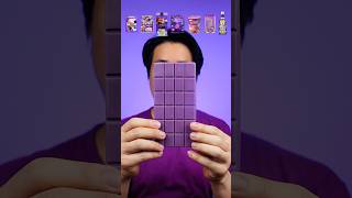 EAT RANDOM FOOD WITH PURPLE 💜 PACKAGING #asmr #mukbang