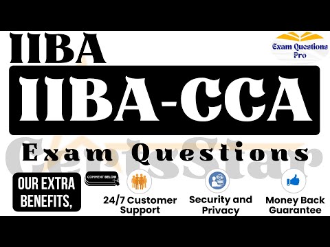 IIBA-CCA Exam Questions | Certificate in Cybersecurity Analysis Exam #ExamQuestions