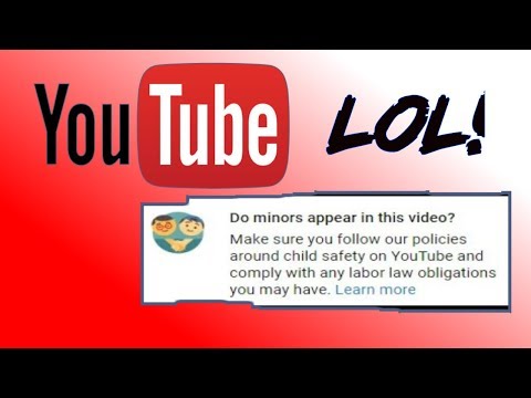 Youtube Safety Law- Do minors appear in this video (Parody)