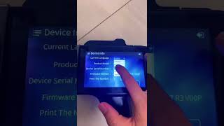How to change languages  PRINTER SET#handheldprinter #coding #codingsolutions #smallbusiness