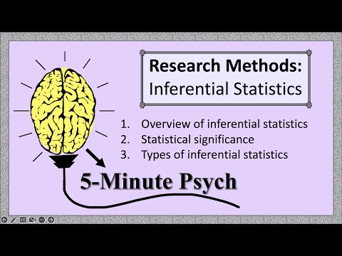 Research Methods: Inferential Statistics