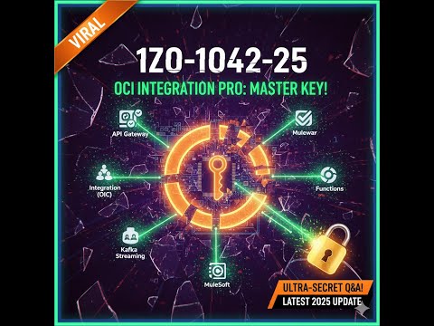 🚀🔥 OCI 2025 App Integration Professional (1Z0-1042-25) 🔥✅ Real Exam Q&A | Pass in 1st Attempt!