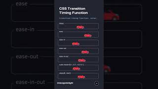 CSS Transition Timing Function #shorts #shortsvideos #viral #viralvideo #html #css #javascript