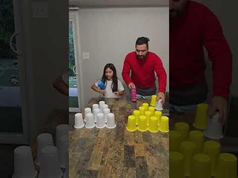gira la botella , torre de vasos  #shorts #games