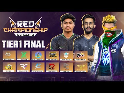 [🔴LIVE] RED CHAMPIONSHIP SEASON-03 | T1 INVITED FINAL | FREE FIRE @raadvaiyt829 @jbfreak2214