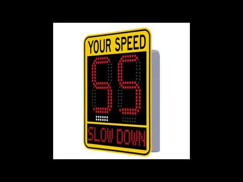 SafePace Evolution 15SD Driver Feedback Radar Speed Sign
