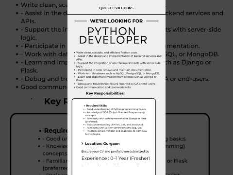 Python Developer