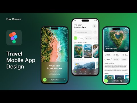 Travel App UI Design in Figma 🌍✈️ | Smooth Prototyping Tutorial for Beginners