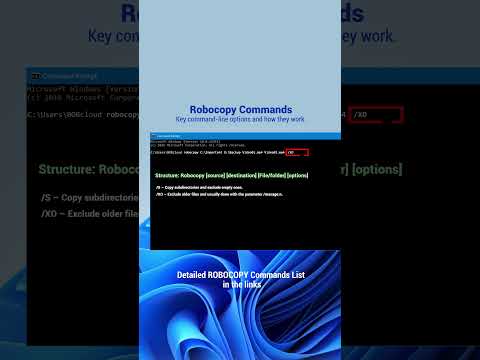 Top Robocopy Commands You Need to Know! 🚀