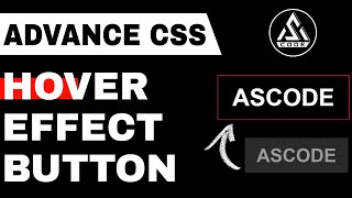 Advance CSS Hover Button Effect - Using HTML & CSS