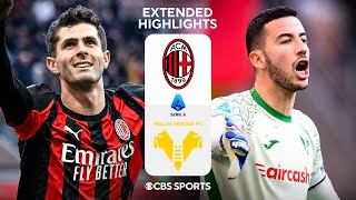 AC Milan vs. Hellas Verona: Extended Highlights | Serie A | CBS Sports Golazo