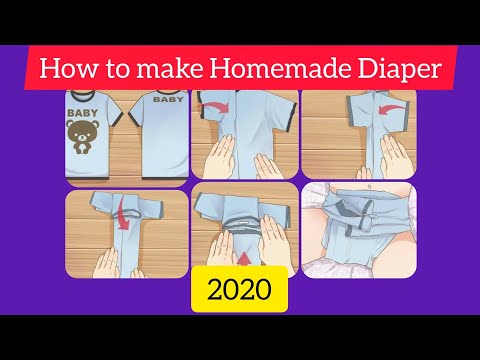 (2020) How to make Homemade Diaper | Let's Do it