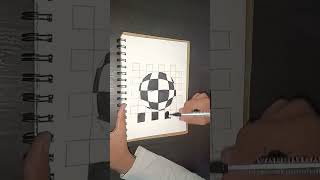 3D illusion #art #drawing #yt #sketch #art #shorts