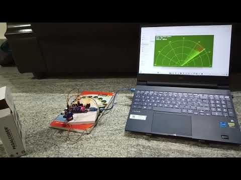 radar system using Arduino UNO and ultrasonic sensor #iotapplications #arduinounoprojects #arduino