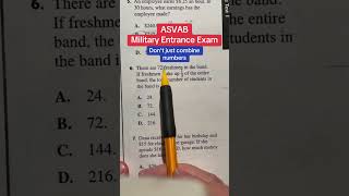ASVAB Math Arithmetic Reasoning Solutions 6