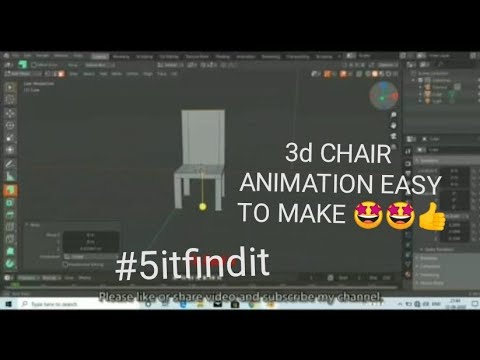 Modeling a chair in blender2.90| how to modeling a chair in blender 2.90|blender tutorial  |blender